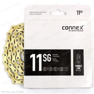 ConneX 11SG 11-Speed Brass Plated Road / MTB Gold Bike Chain fits SRAM Shimano - Picture 1 of 3