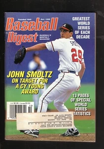 John Smoltz Atlanta Braves 1996 Baseball Digest - Picture 1 of 1