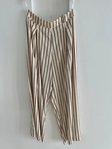 SHEIKE “Liberty” Wide Leg Satin Pants Sz 14 Like New MISSING WAIST TIE - Picture 1 of 7