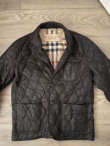 Mens Burberry Quilted jacket Black RRp £1250 Large