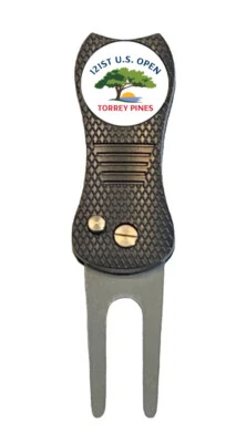 2021 US Open Torrey Pines Golf Ball Marker w/ Premium Switchblade Divot Tool
