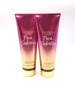 Lot/2 Victoria's Secret Pure Seduction Fragrance Lotion ~ 236 ml / 8 oz x 2 - Picture 1 of 2