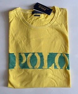 $60 NWT Mens Polo Ralph Lauren "Polo" Logo Classic Fit Jersey Crewneck T-Shirt - Picture 1 of 2