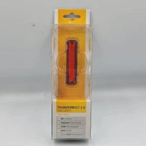 Serfas Thunderbolt 2.0 TBT-50R Bicycle Cycling Safety Tail Light Rechargeable - Picture 1 of 7