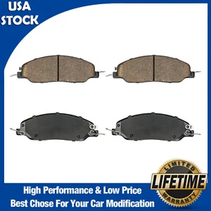 Nuevo par de pastillas de freno delanteras de cerámica aptas para Ford Mustang 2011 2012 2013 2014 D1464 - Imagen 1 de 18