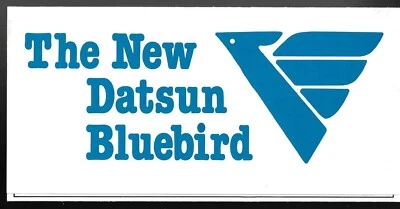 Datsun Bluebird 1980-1981 UK Market Foldout Brochure Saloon Coupe Estate Nissan - Image 1 of 2