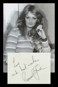 Bonnie Tyler - Annette Poivre - Raymond Bussières - Autographes - Bruxelles 1978 - Foto 1 di 4