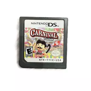 Nintendo DS Carnival Games Action Adventure E-Everyone Cartridge Only TESTED - Picture 1 of 2