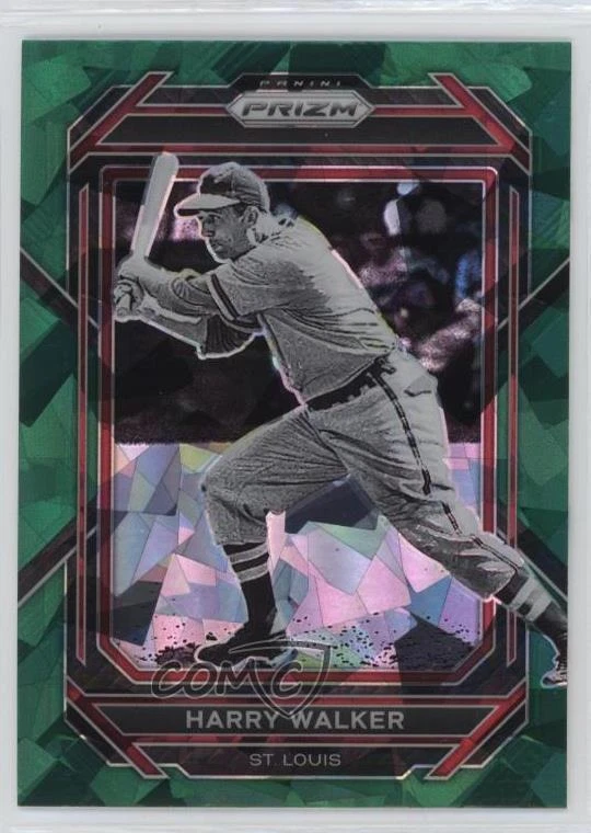 2023 Panini Prizm Green Ice Prizm Harry Walker #188