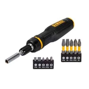 Max Fit Telescoping Ratcheting Multi-bit Screwdriver Set (10-piece) | Dewalt / - Picture 1 of 2