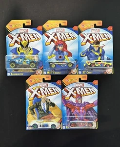 Hot Wheels Marvel X-Men Complete Set Of 5 Walmart Exclusive - Picture 1 of 1