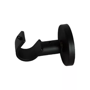 Supporto a soffitto bastone tenda sistema diametro 20 mm colore nero opaco - Foto 1 di 5