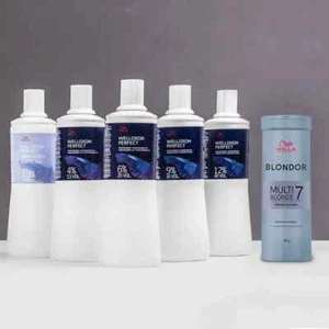 WELLOXON PERFECT ME+ PEROXIDE DEVELOPER 1.9% 4% 6% 9% 12% 500ml Blondor 400g - Picture 1 of 12