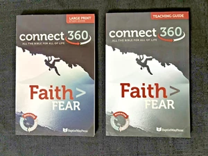 2 CONNECT 360: All the Bible for All of LIfe Faith Fear Study & Teaching Guides - Picture 1 of 7