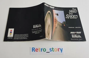 3DO - The Need For Speed - Notice / Instruction Manual - Picture 1 of 1