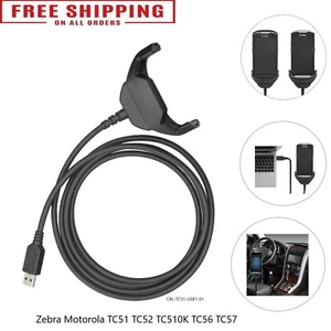 Zebra Motorola TC51 TC52 TC510K TC56 TC57 USB CABLE- CBL-TC51-USB1-01  - Picture 1 of 13