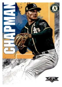2019 Topps Fire #67 Matt Chapman Oakland Athletics - Picture 1 of 2