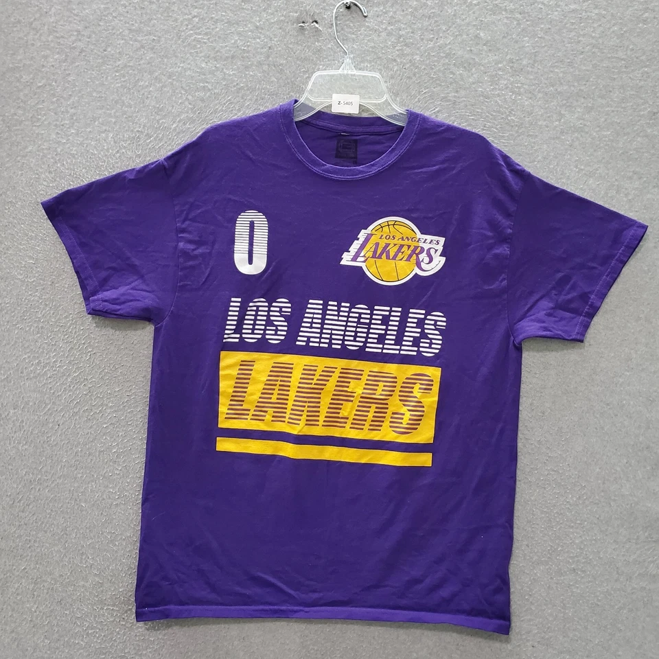 Camiseta Los Angeles Lakers Hombre Grande Púrpura Russel Westbrook 0 Camiseta Manga Corta Foto 1 de 4