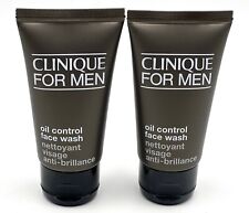 Lot of 2: Clinique for Men Oil Control Face Wash 50ml*2=100ml / 3.4 oz Total