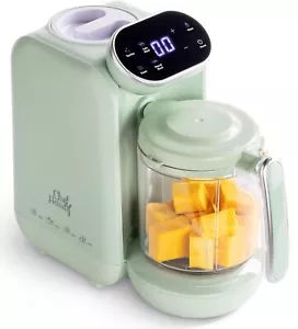 Chef Práctico 5 en 1 Fabricante/Procesador/Vaporizador/Licuadora de Alimentos para Bebés, Inteligente, Verde - Imagen 1 de 9