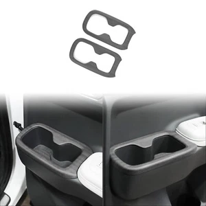 Wood Grain Second Row Door Cup Holder Trim Cover For Hyundai Santa FE 2024-2026 - Bild 1 von 5