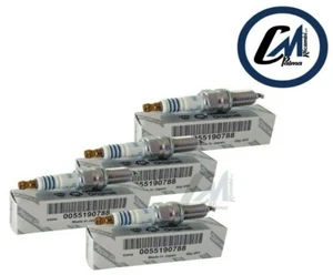 CANDELE FIAT ORIGINALI BOX 4 Pz. 55190788 ZKR7A-10-NGK 500 GRANDE PUNTO PANDA - Imagen 1 de 8