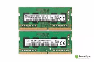 SK Hynix 8GB (2 X 4GB) PC4-2400T Laptop Memory RAM HMA851S6AFR6N-UH RAM Tax Inv - Picture 1 of 1