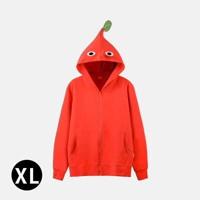Nintendo PIKMIN Red Hoodie Parka Japan Exclusive Tokyo Osaka Size XL - image 1 of 4