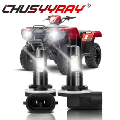 For Polaris Sportsman 300 400 450 500 550 570 600 700 6000K LED Headlight Bulbs - Image 1 of 4
