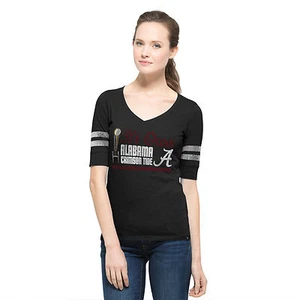 Women's NCAA Alabama Crimson Tide 2015 National Champions Cotton T-Shirt by '47 - Picture 1 of 1