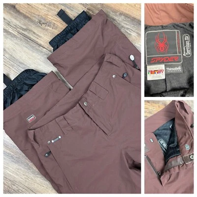 Pantalones de esquí de snowboard Spyder Dermizax-EV para mujer granate rojo oscuro talla 4 usados en excelente estado Foto 1 de 4