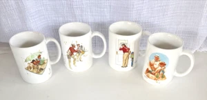 NORMAN ROCKWELL Fishing Coffee Cup Mug 1987 Museum Collections 4 Different Ones - Picture 1 of 24