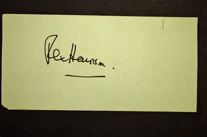 ** Signed  Card ** Actor Rex Harrison (My Fair Lady) - Picture 1 of 1