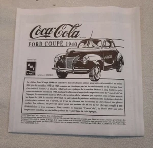 ☆ AMT H823-10DO 1:25 Ertle Coca-Cola 1940 Ford Model Kit ASSEMBLY INSTRUCTIONS - Picture 1 of 2