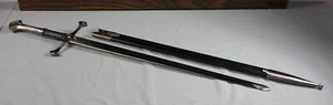 Nuevo Genial 42" Cruzado La Espada de Anduril Fantasía Medieval Espada y Funda Elvis - Imagen 1 de 8