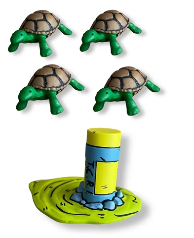 2023 NECA TMNT MIRAGE COMICS Unmutated Turtles mini figures w/ ooze Cover