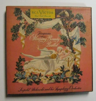 Sleeping Beauty Ballet Excerpts 45rpm Box Set (6) RCA WDM1205 VG+/EX  1950 Foto 1 de 4