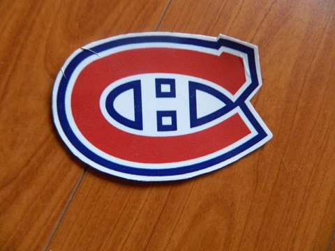 vintage MONTREAL CANADIENS magnet 4" x 3" Les Canadiens NHL Cover