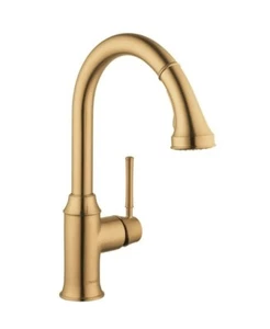 Grifo de cocina Hansgrohe 04215250 Talis C oro cepillado óptica tirar hacia abajo - Imagen 1 de 1