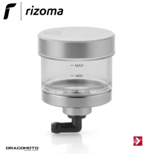 YAMAHA YZF R6 2010-2016 Pure front brake fluid reservoir RIZOMA CT147A Silver - Picture 1 of 3
