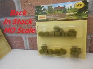 MP Scenery Products item #70049 HO Scale Green Hay Bales 30 Pack - Picture 1 of 4