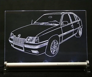 Opel Kadett E Snow als AutoGravur auf LED Schild GSI GL - Picture 1 of 1