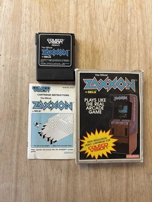 Zaxxon ColecoVision Game CIB Untested See Description - Image 1 of 4