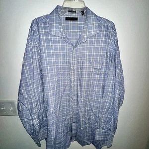 Tommy Hilfiger Men's Size 2XL Regular Fit Button Down Dress Shirt Plaid 18-18.5 - Picture 1 of 4