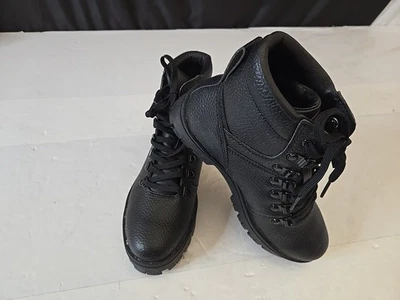 Sz 6.5 Fila Ty20 5HM01100-001 Women's Black Synthetic Lace Up Casual Dress Boots - Image 1 of 4