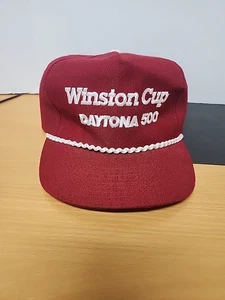 Vintage Winston Cup Daytona 500 Snapback Hat Rope Hat Sportsmon Nascar - Bild 1 von 6
