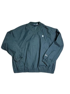 Pullover cortavientos vintage Michigan State Reebok talla XL - verde - Imagen 1 de 8