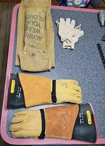 North 16" Lineman Handschuh und Salisbury D120 Klasse 2 Größe 10 Typ 1 mit Tasche - Bild 1 von 16