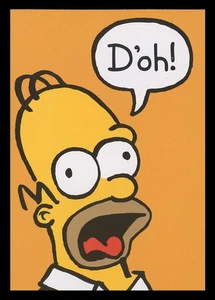 UX557-61 THE SIMPSONS MINT POSTAL CARD SET of 5 - Picture 1 of 3