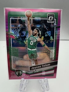 2023-24 Panini Donruss Optic - Jayson Tatum #140 Pink Hyper Prizm - Picture 1 of 2